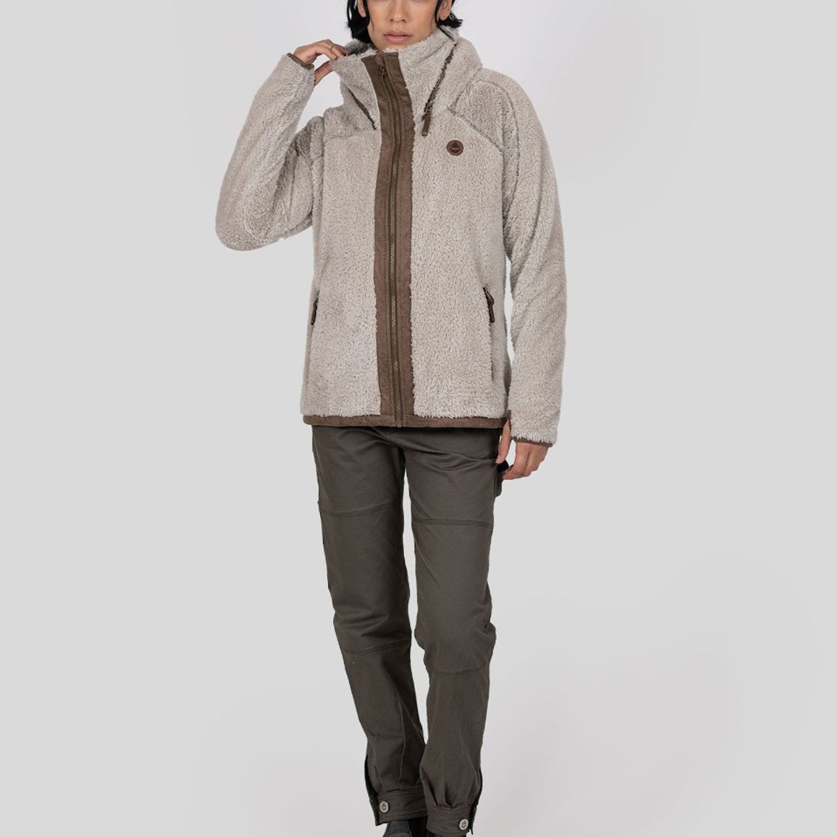 GNOMO - Fleece Hoodie Eco Beggra Mujer Gnomo