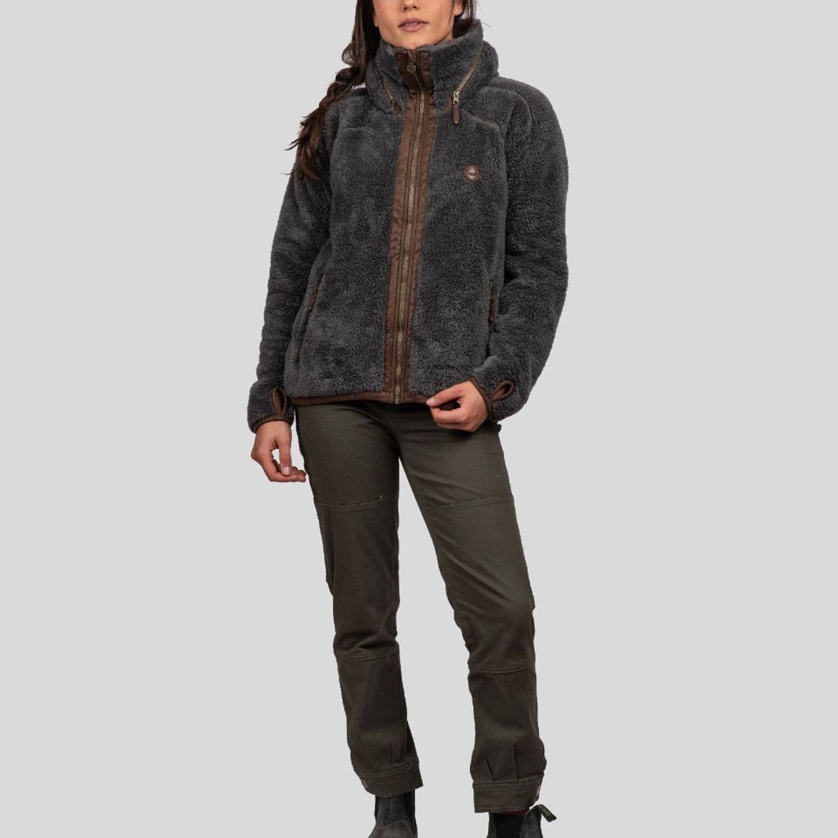 GNOMO - Fleece Hoodie Eco Beggra Mujer Gnomo