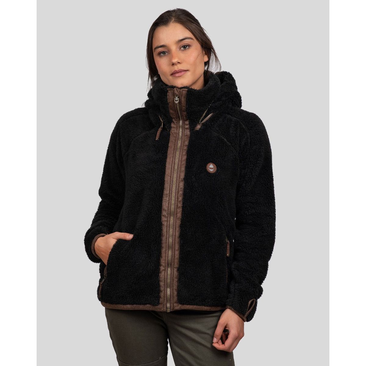 GNOMO - Fleece Hoodie Eco Beggra Mujer Gnomo