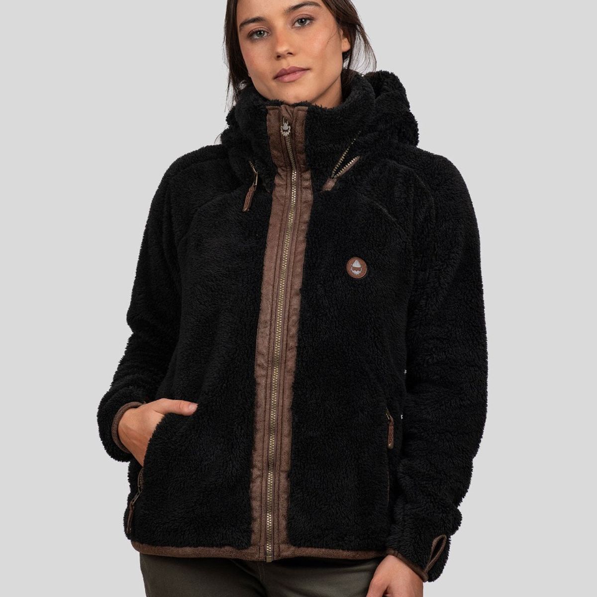 GNOMO - Fleece Hoodie Eco Beggra Mujer Gnomo