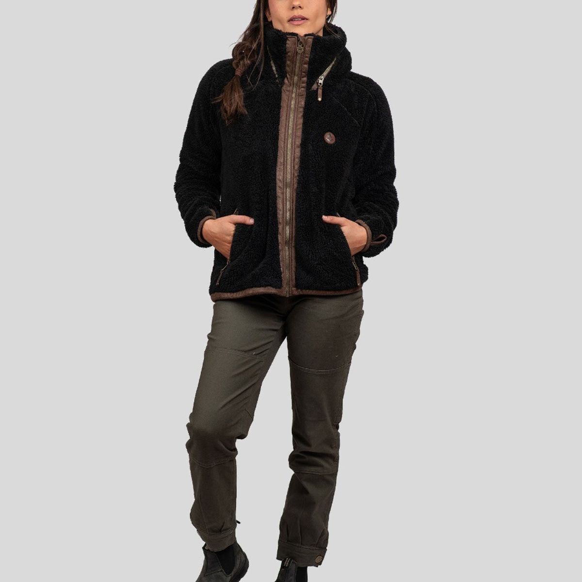 GNOMO - Fleece Hoodie Eco Beggra Mujer Gnomo