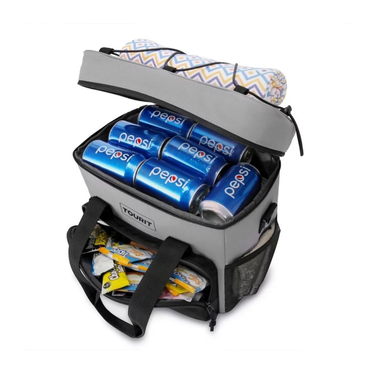 TOURIT - Tourit Cooler Bag refrigerador aislado portátil de 24L -Gris