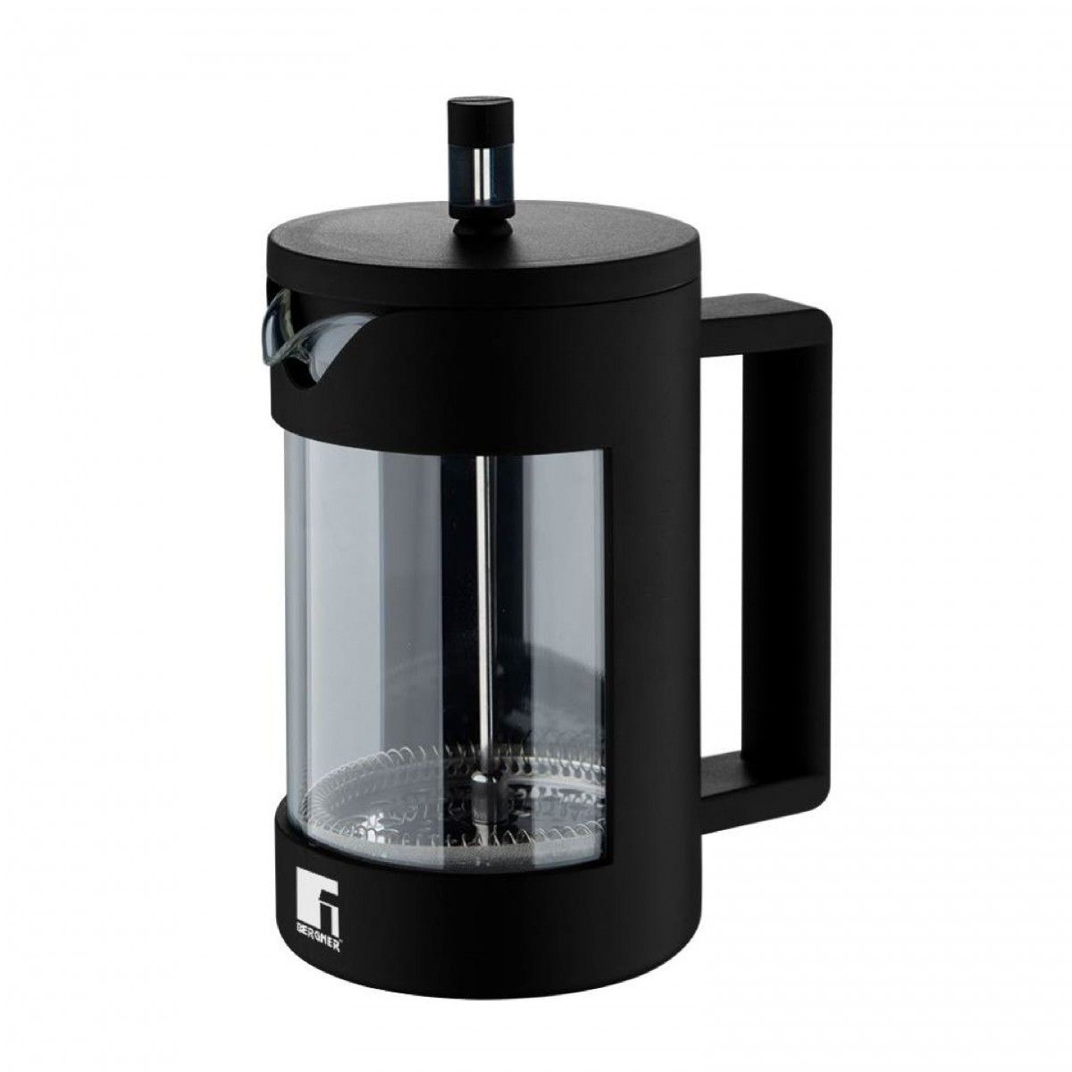 BERGNER - Cafetera Embolo Boro Charcoal 800 ML