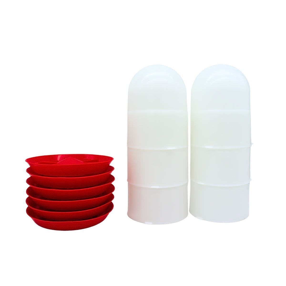 COPELE - Comedero Copele 1,5 kg Pollitos Codornices Aves Pack X6