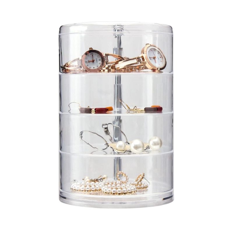 SANTU HOME & DECO - Organizador Giratorio 4 Pisos Circular