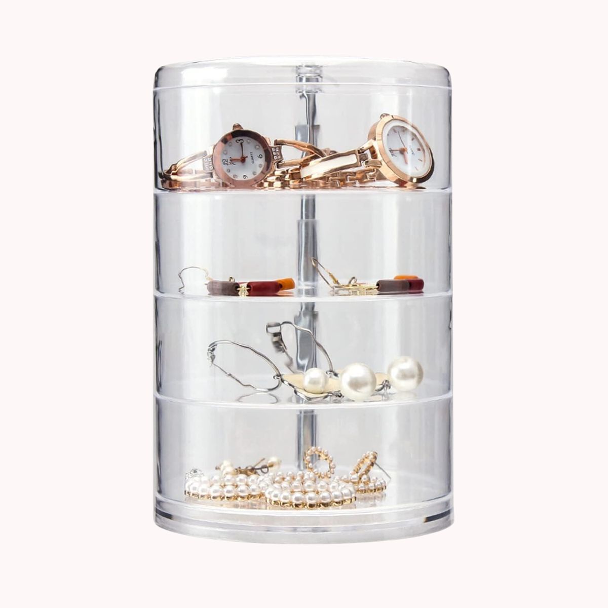 SANTU HOME & DECO - Organizador Giratorio 4 Pisos Circular