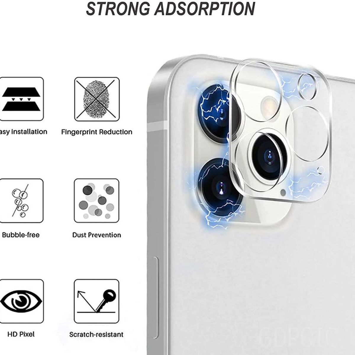 GENERICO - Protector de Camara para iPhone 13 / 13 mini