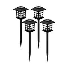 GENERICO - Lampara luz solar estaca para jardines