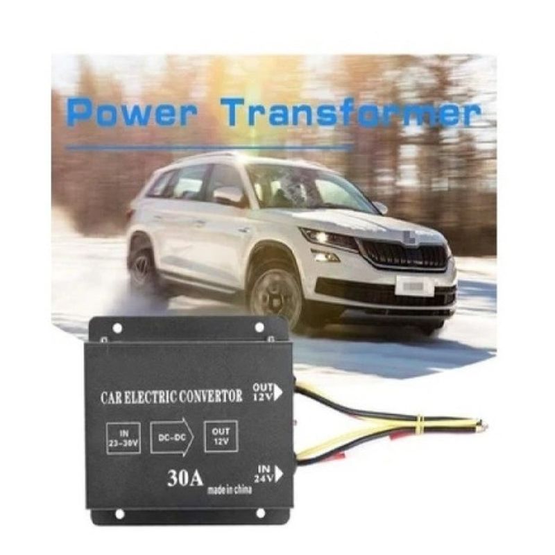 BAUL MAGICO - Transformador Inversor Conversor De 24v A 12v 30a  B11