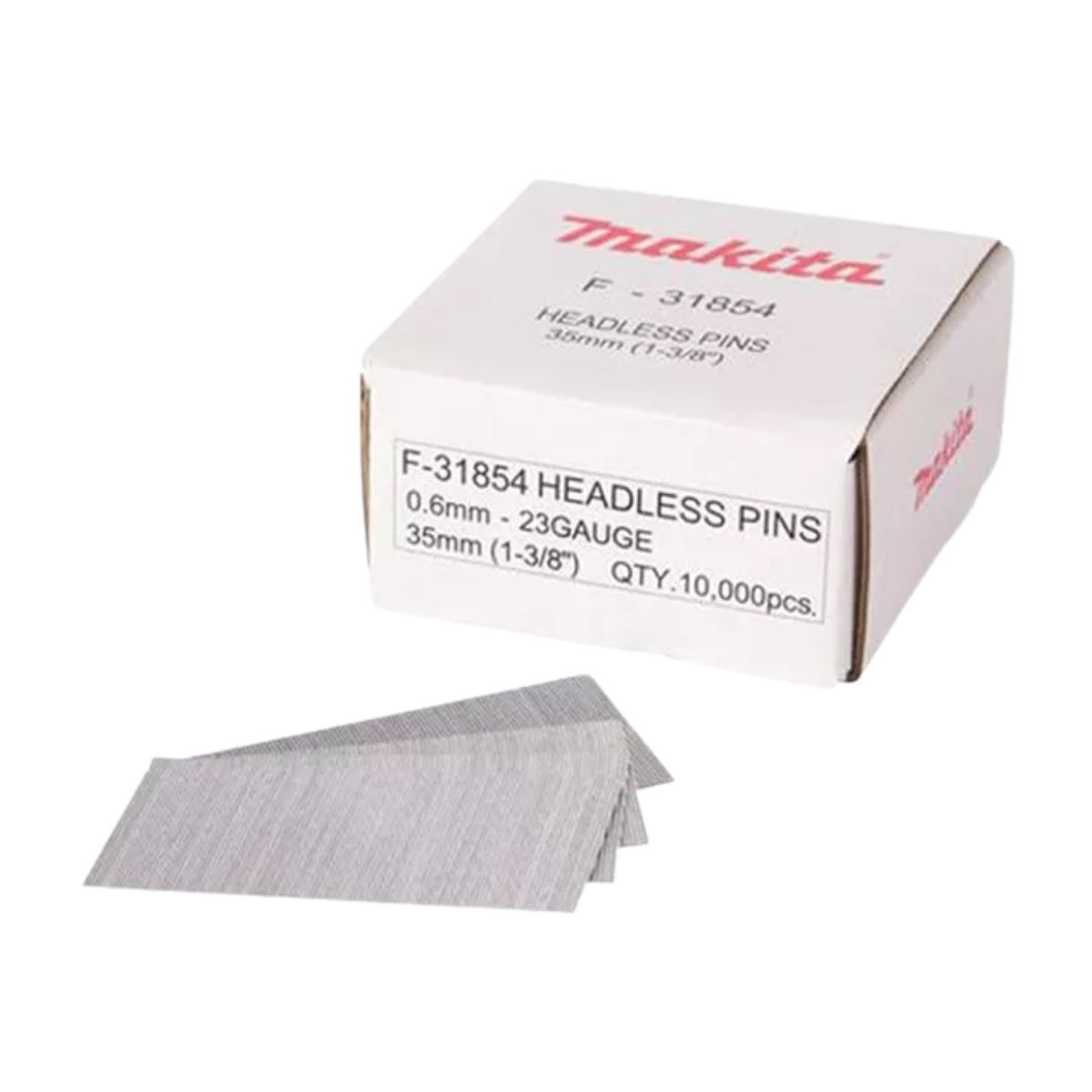 MAKITA - Clavo Aguja 23 Ga - 0.6mm Largo 35mm 10000u F-31854