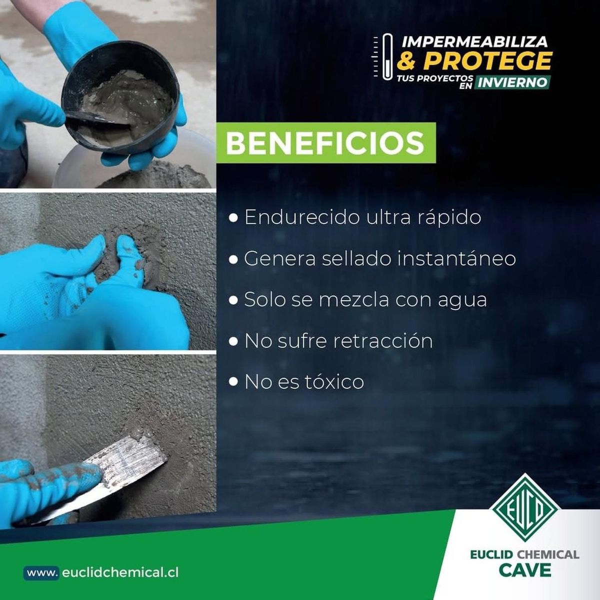 CAVE - CAVE II PLUG - Sello hidraulico Tineta 14 kg
