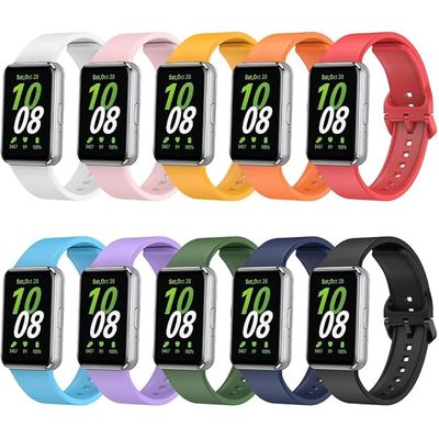 Imagen 2 del producto Correa De Silicona Para Samsung Galaxy Fit 3 R390 Blanco