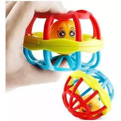 GENERICO - Pelota Sonajero Flexible Estimulación Sensorial Del Bebé
