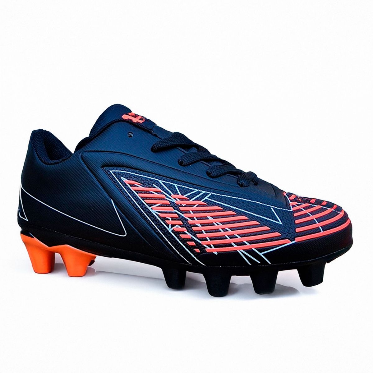 ARMONIA - Zapatillas de Futbol Full Grass Juvenil Color Negro 30-39  7273
