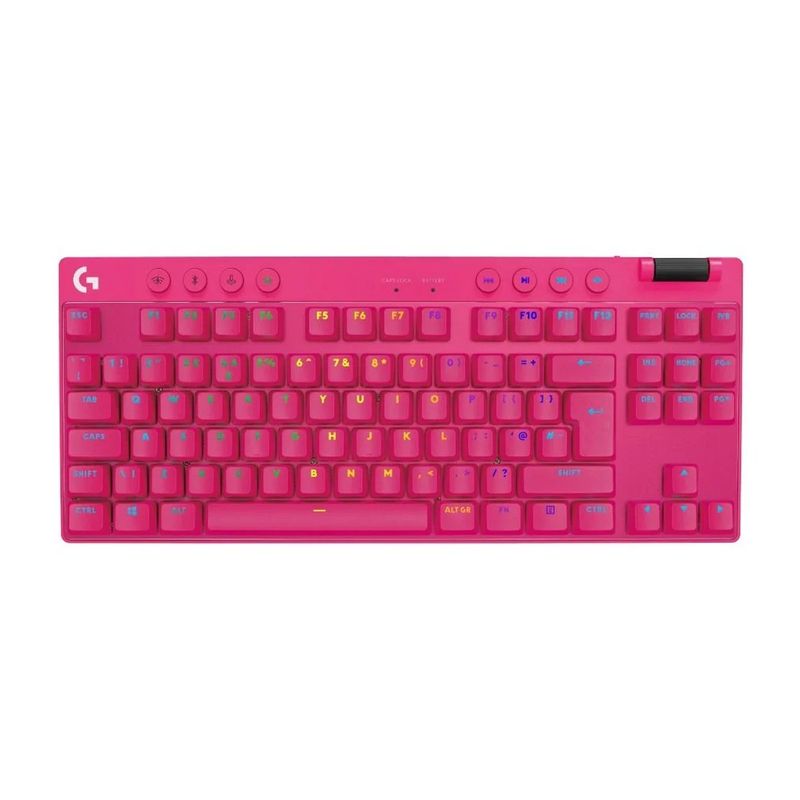 LOGITECH - TECLADO LOGITECH PRO X TKL LIGHTSPEED MAGENTA