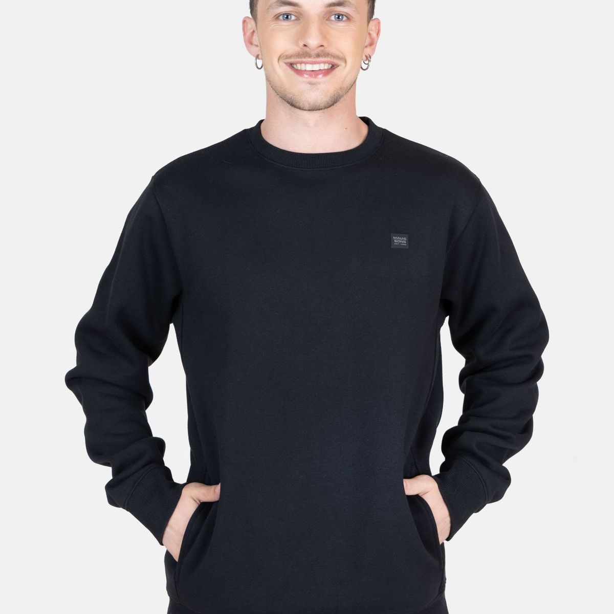 MAUI AND SONS - Poleron Javily Hombre Negro Maui And Sons - Negro