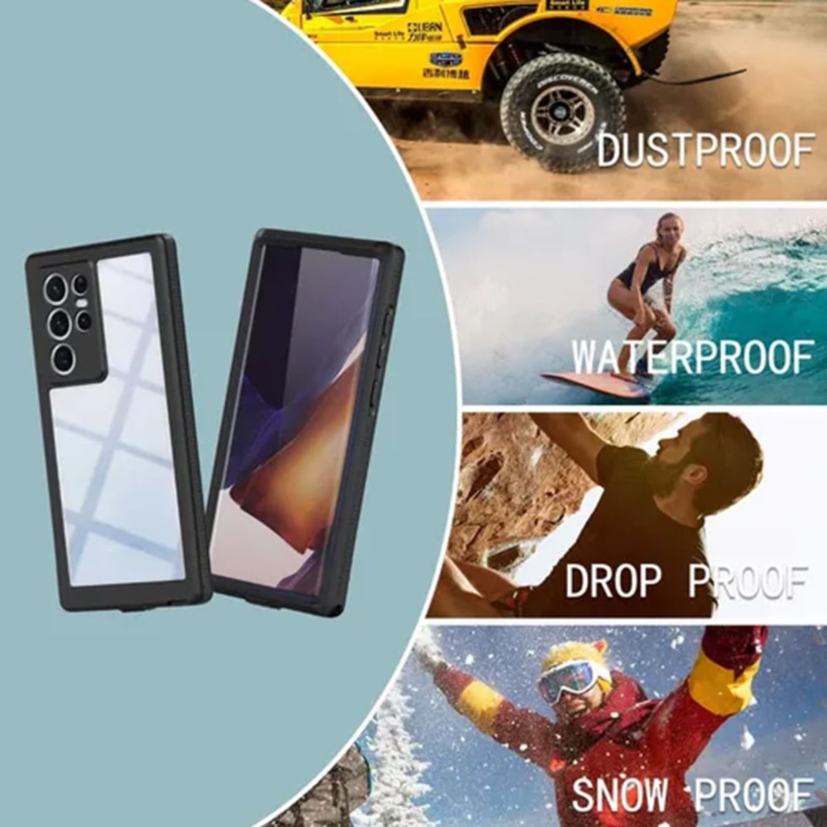 GENERICO - Carcasa Blindada Para Galaxy S25 Ultra Sumergible Waterproof