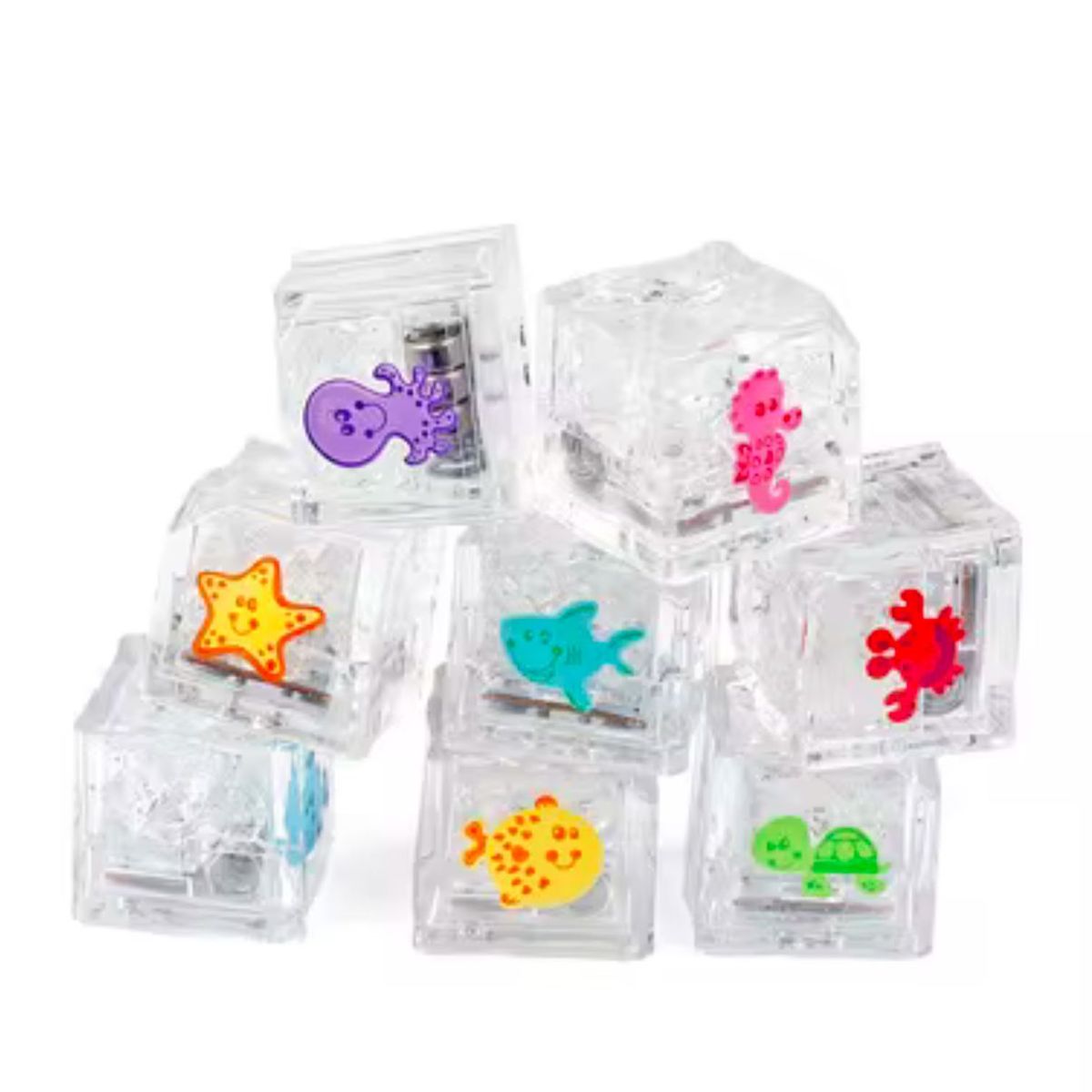 GENERICO - Juguete De Baño Para Bebés Cubitos De Hielo Luminosos