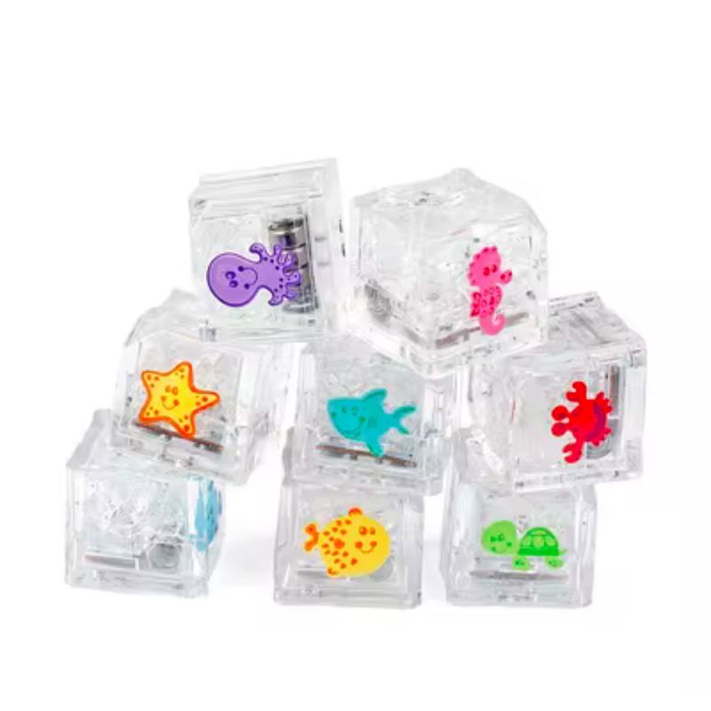 GENERICO - Juguete De Baño Para Bebés Cubitos De Hielo Luminosos