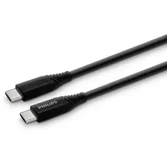 PHILIPS - CABLE TRENZADO USB-C A USB-C DLC5206C BLACK