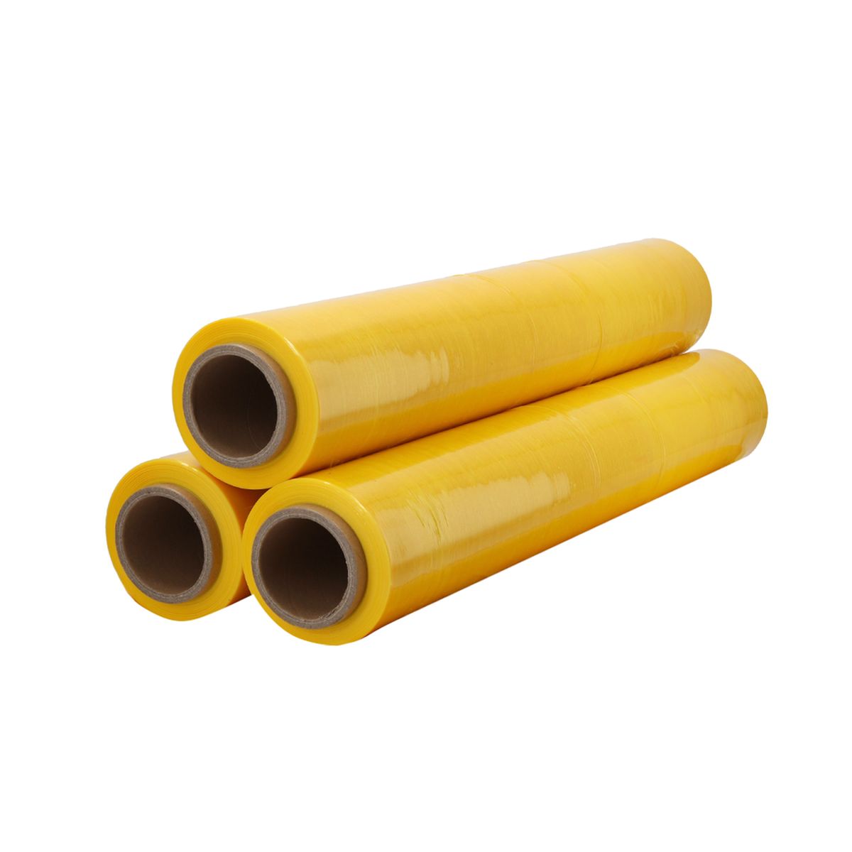 GENERICO - Film Stretch Amarillo 1,7kg 350m Pack Mayorista - Pack 3 Uds