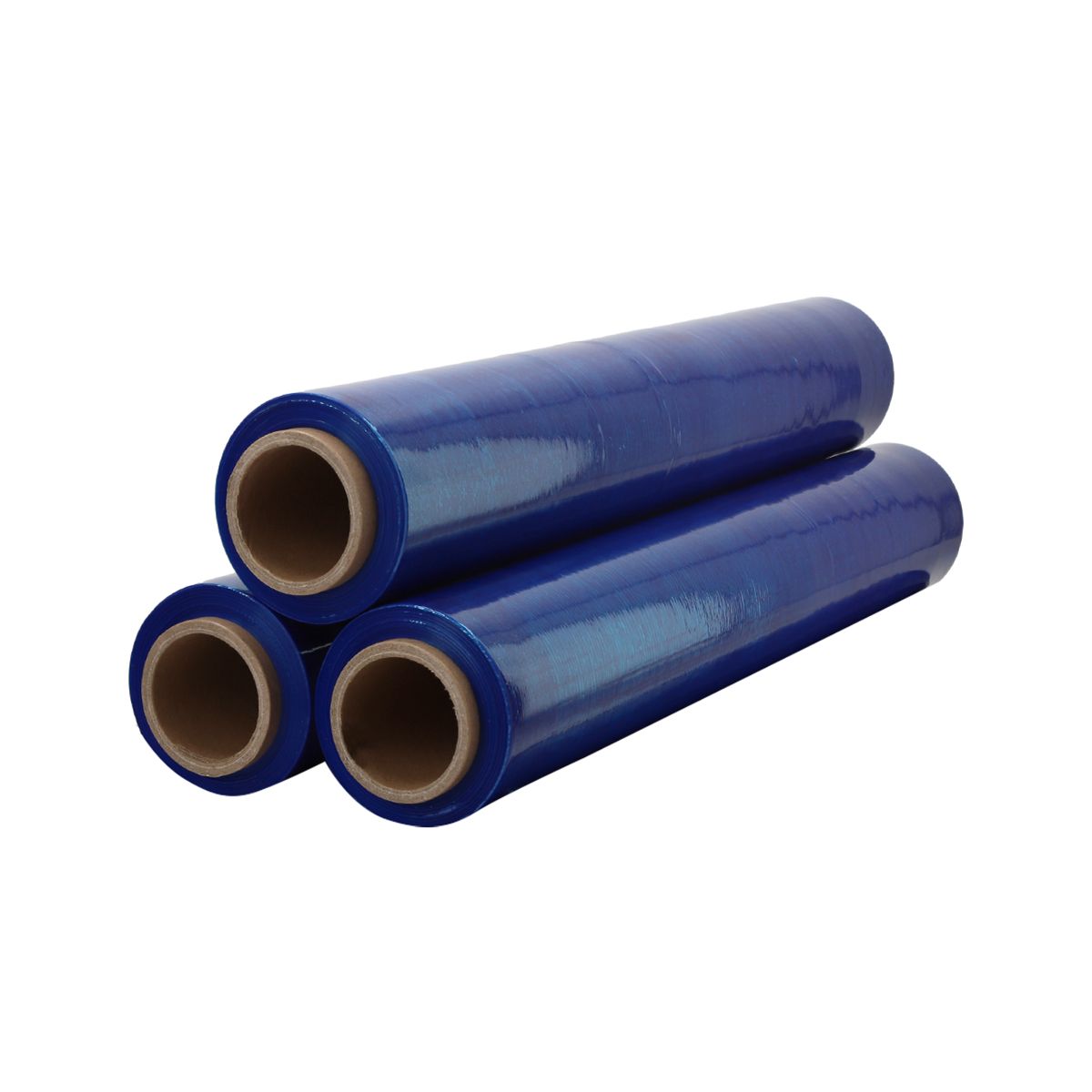 GENERICO - Film Stretch Azul 1,7kg (350m) Pack Mayorista - Pack 3 Uds