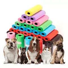 MASCO TODO - 120 Rollos Bolsas Excremento Caca de Perros Gatos Desechos