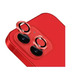 GENERICO - Protector para lente camara iPhone 13 / Rojo