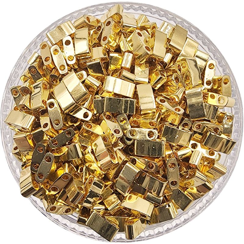 GENERICO - Media de Tila 2.5mm 24kt gold plated 3gr