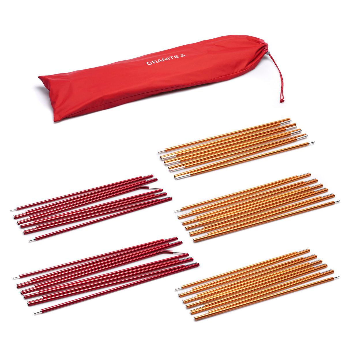 LIPPI - Varillas Repuesto Granite 3 Varillas Repuesto Naranjo Lippi