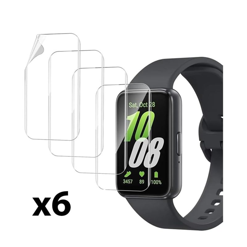 GENERICO - Lamina Pantalla Para Galaxy Fit 3 R390 (6un) Hidrogel