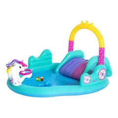 BESTWAY - Piscina y juegos inflables Unicornio 2.74m 53097