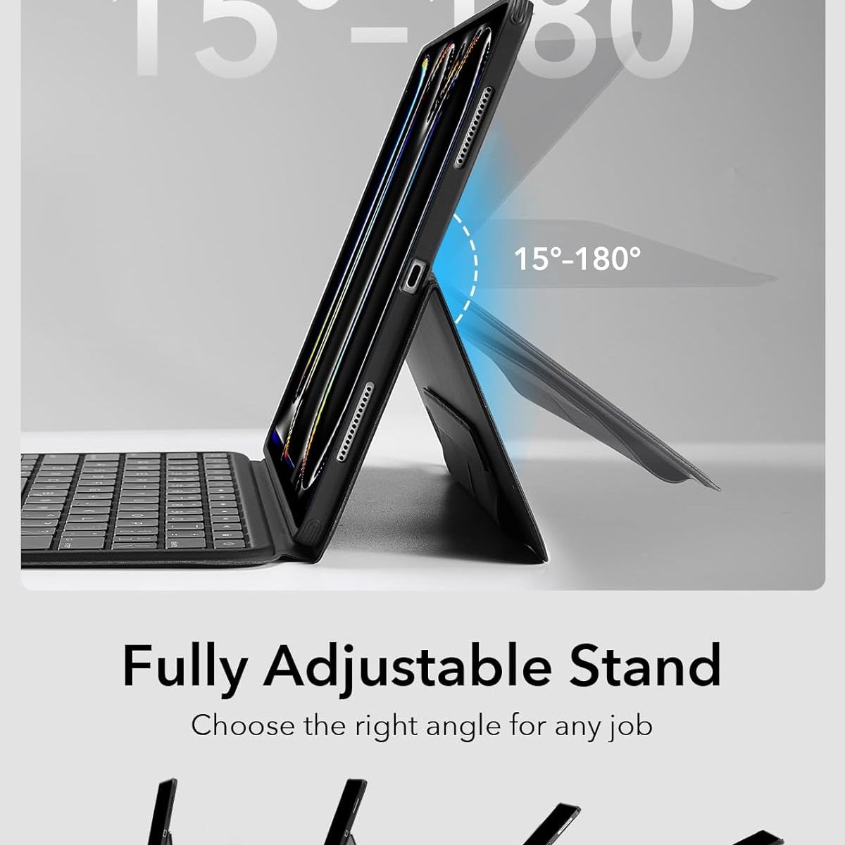 ESR - Carcasa Funda ESR Para iPad Pro 11 M4 2024 Con Teclado Ascend