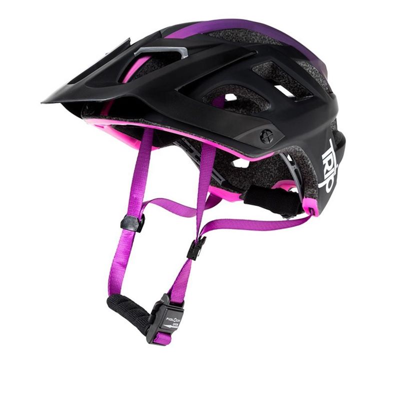 TRIP - Casco Bicicleta Enduro Purple Talla M