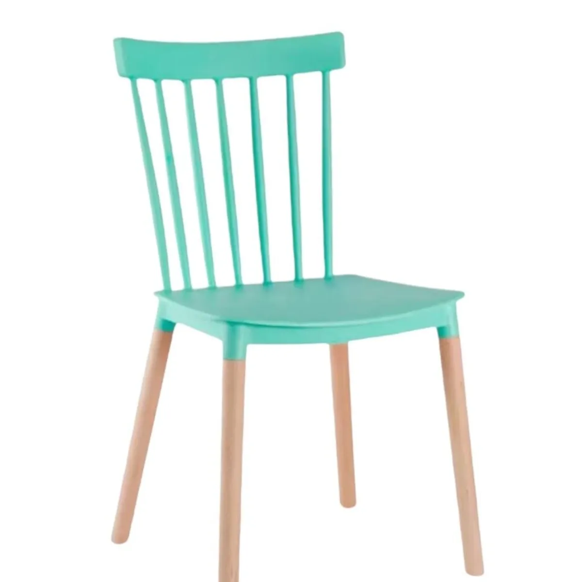 HABITA2 CHILE - Silla de Comedor Windsor de Polipropileno Menta