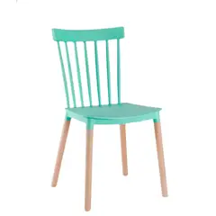 GENERICO - Silla de Comedor Windsor de Polipropileno Menta