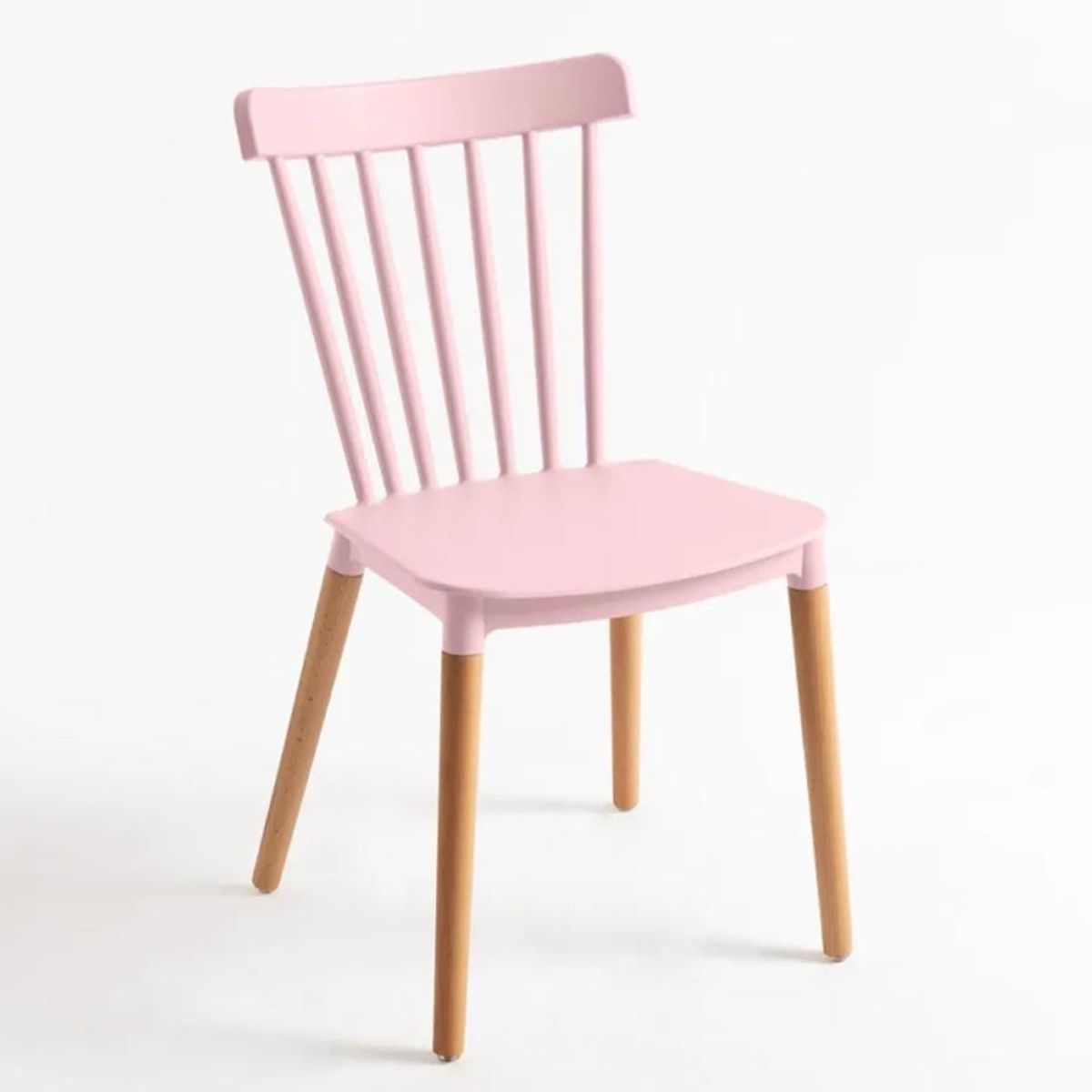 HABITA2 CHILE - Silla de Comedor Windsor de Polipropileno Rosada