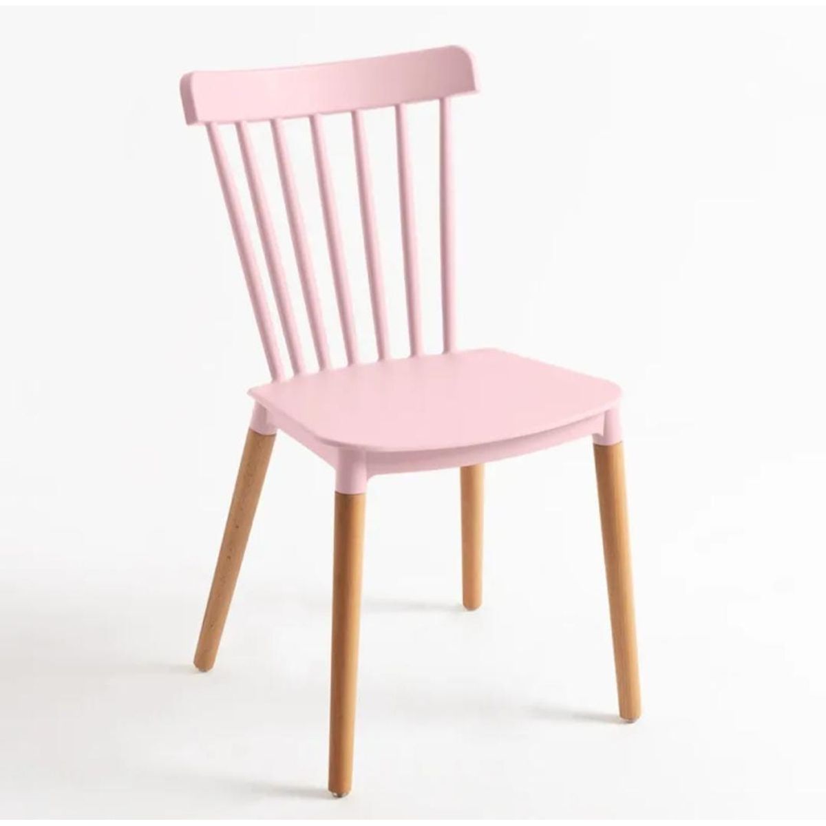 HABITA2 CHILE - Silla de Comedor Windsor de Polipropileno Rosada