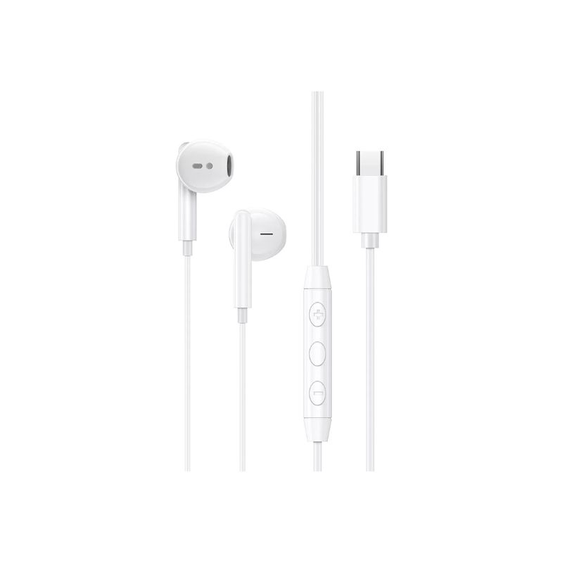 GENERICO - Auriculares Manos Libres Vidvie conector tipo C con microfono