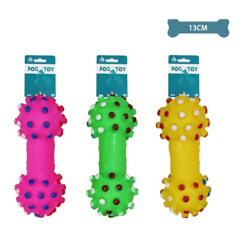 GENERICO - Juguete De Mancuerna Para Mascotas Color Aleatorio 13Cm 34G