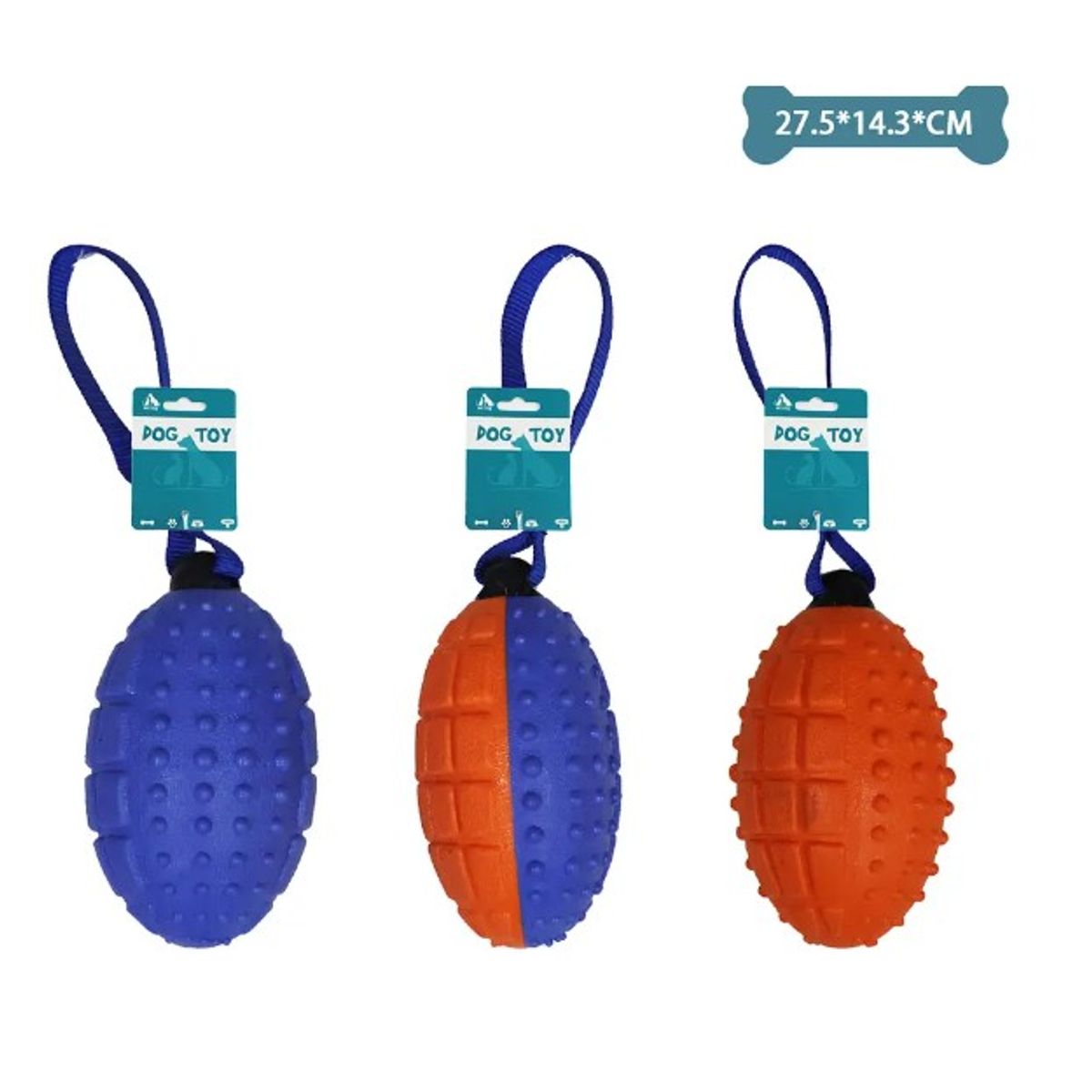 GENERICO - Balón De Fútbol Para Mascotas Color Aleatorio 2751438Cm