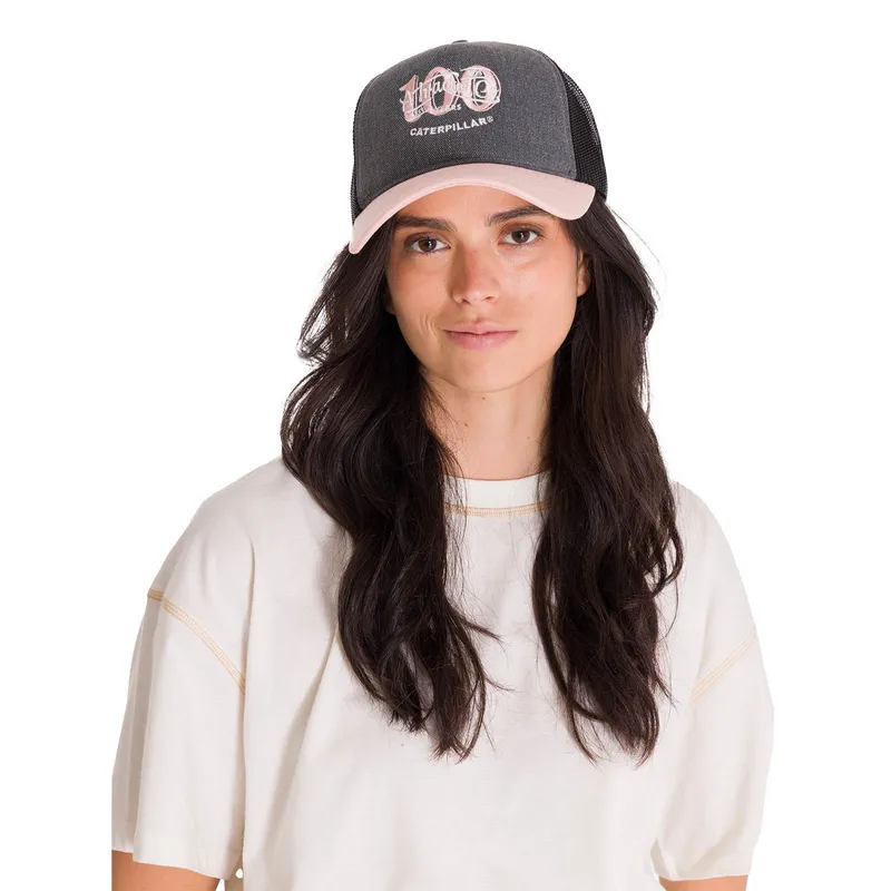 CAT - Jockey 100 Year Trucker Mujer Gris Oscuro CAT