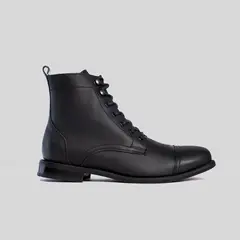 TRAUKO - Zapato Cuero Hombre Negro Milano