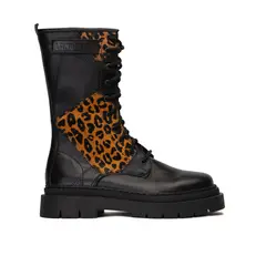 LANDAZURI - Bota Samurai Fuse Print Negro