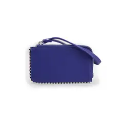GENERICO - Tarjetero monedero diseño de tachas y strap
