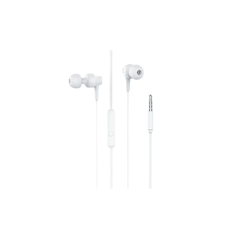 GENERICO - Auriculares con cable HS653 con microfono in-ear headset vidvie blanco
