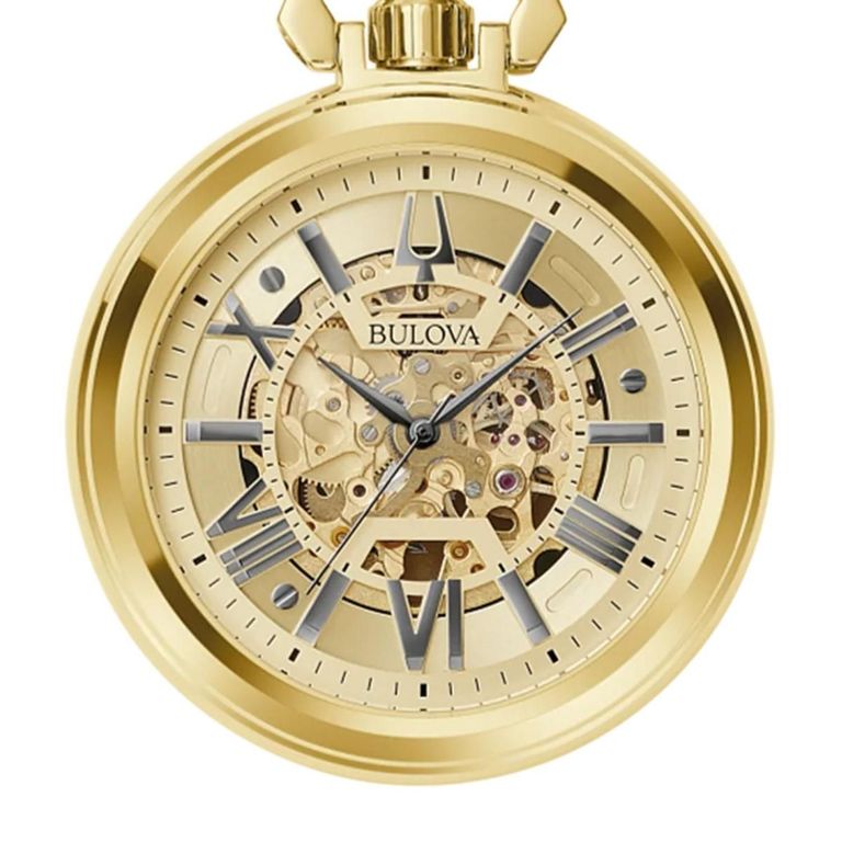 Reloj De Bolsillo Unisex Sutton 97A178 Dorado TALLA UNICA