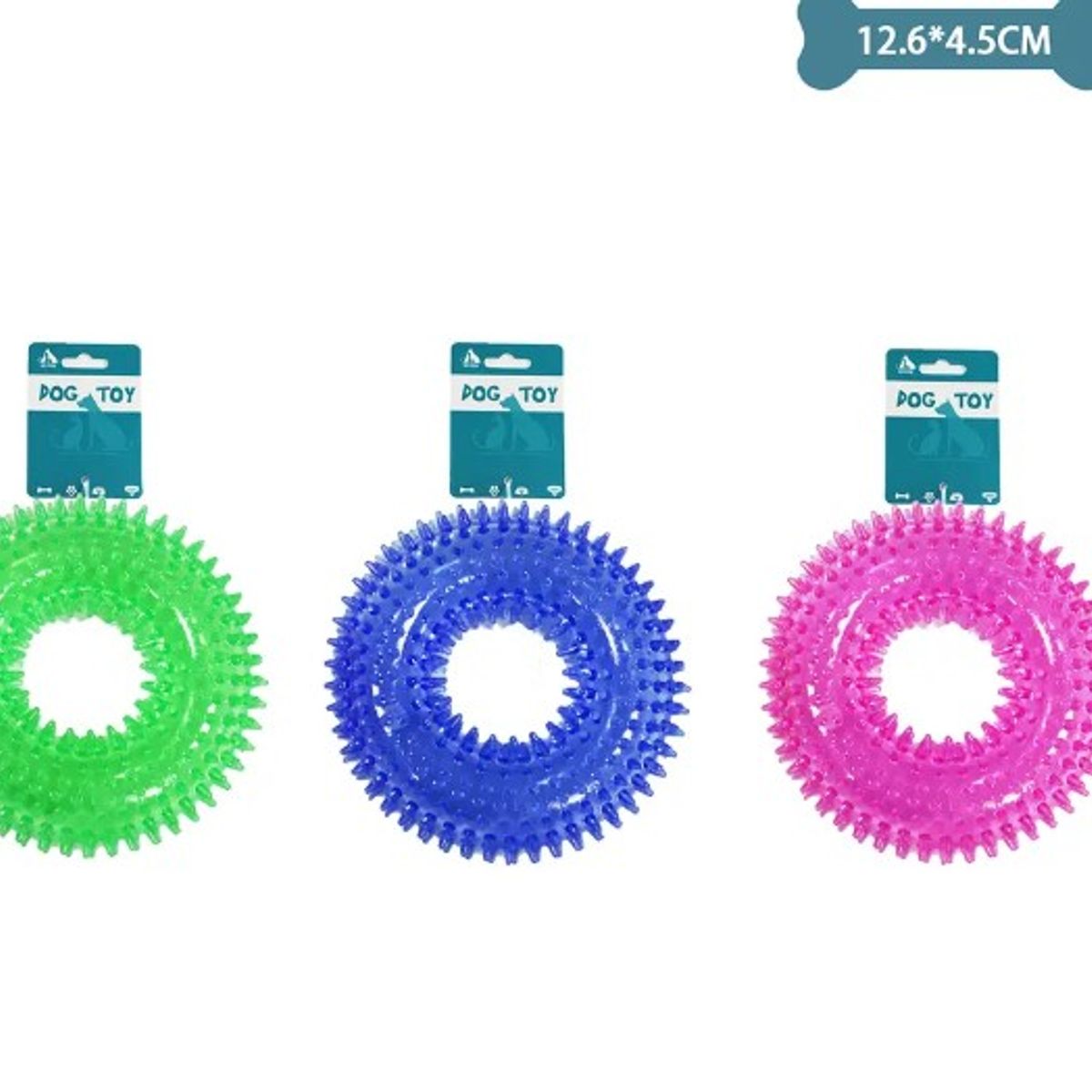 GENERICO - Neumático Transparente Con Púas Color Aleatorio 12645Cm