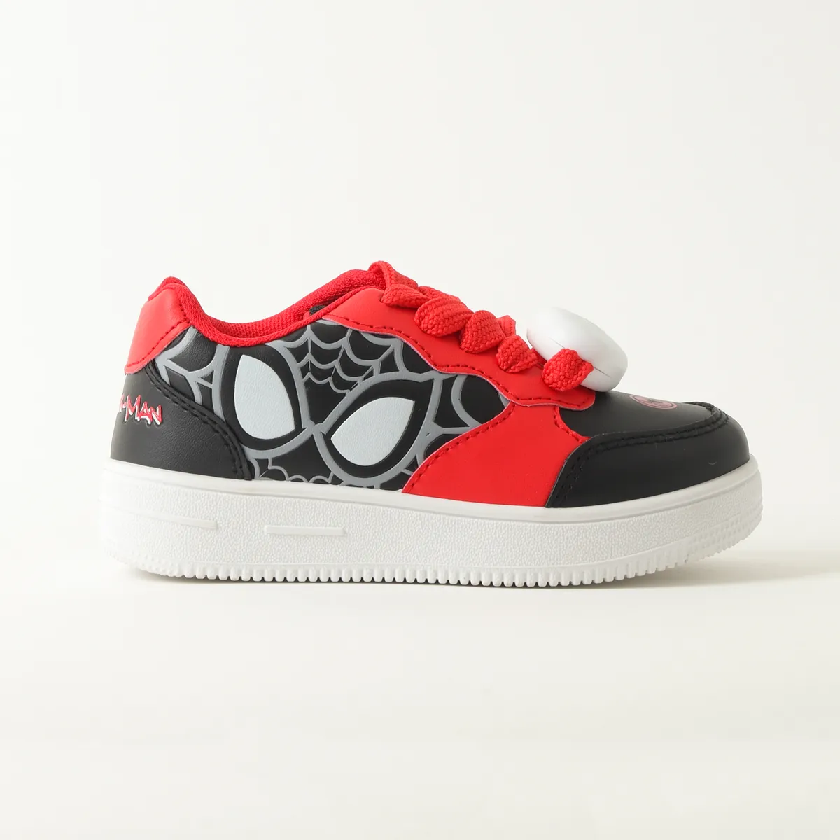 MARVEL - Zapatillas Niño Luces En Cordones Spiderman Red Negro Marvel