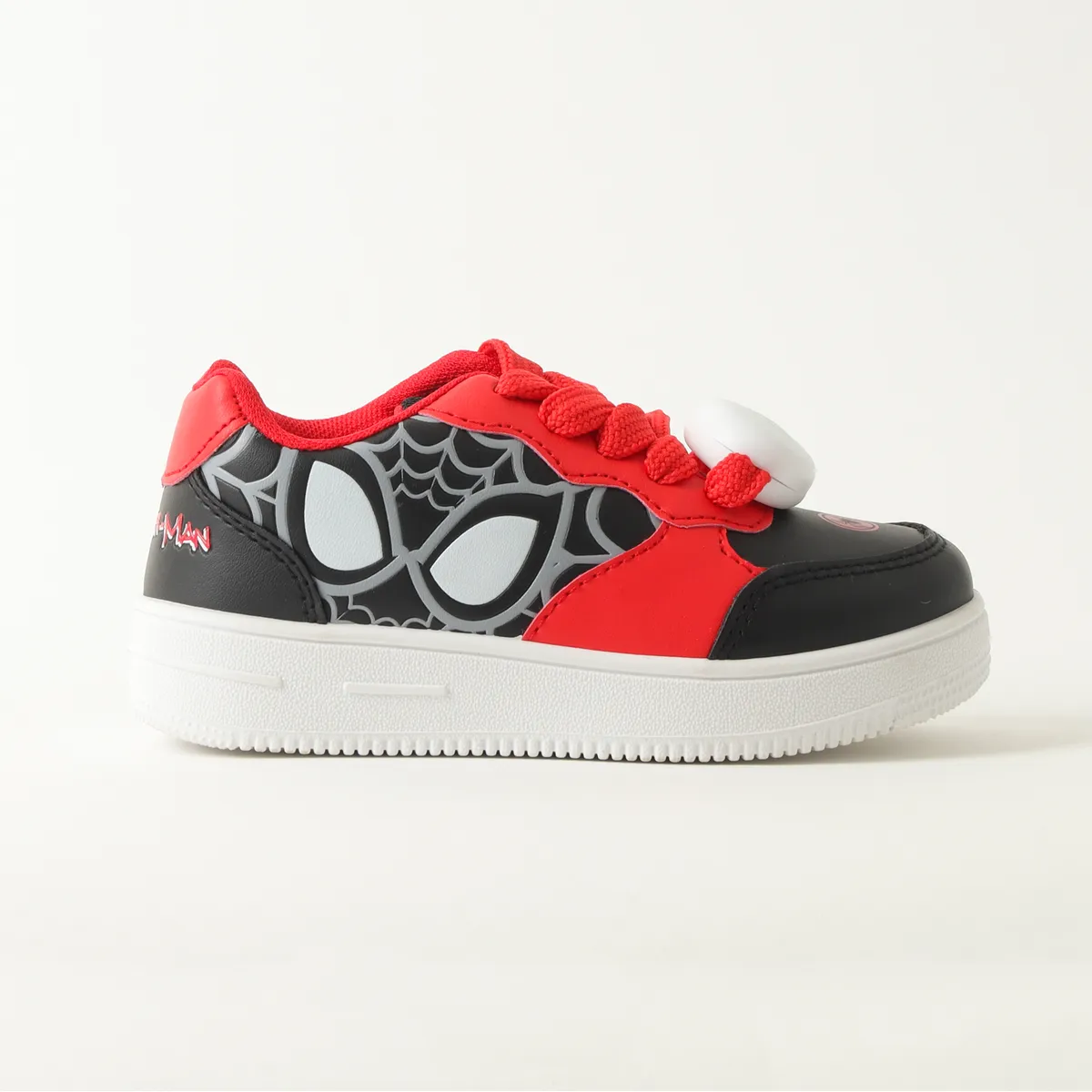 MARVEL - Zapatillas Niño Luces En Cordones Spiderman Red Negro Marvel